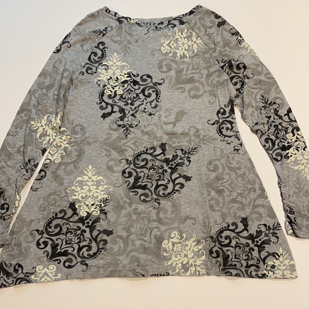 Calvin Klein Medium Quick Dry Tunic T-Shirt Long Sleeve New D28e - Picture 2 of 12